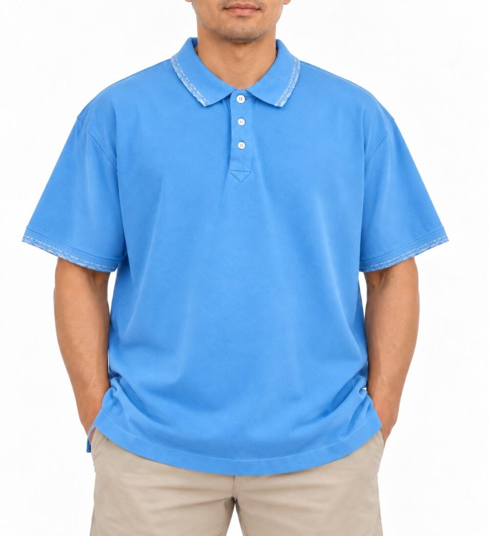 Robert Graham Men’s 2XL Blue Short Sleeve Polo Classic Golf Luxury Shirt